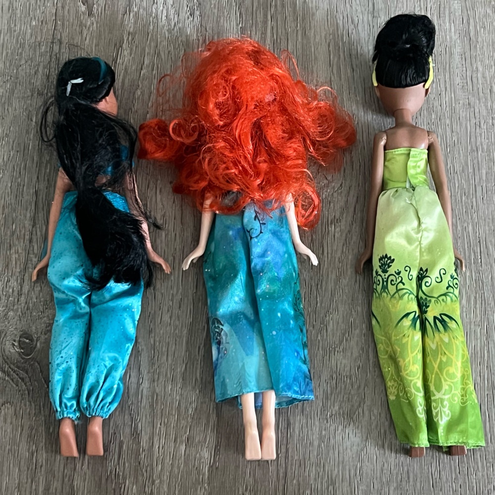 Disney Jasmine Merida and Tiana dolls doll lot - Picture 2 of 2